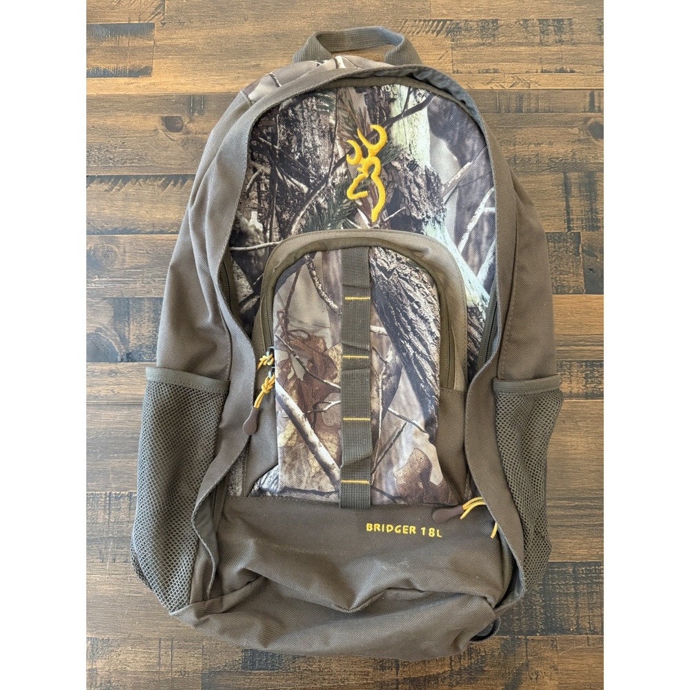 Browning Bridger 18L RealTree Camo Backpack Hiking Hunting Day Pack